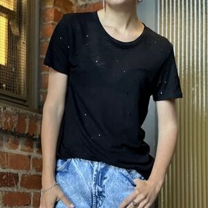 IRO Clay linen distressed shirt